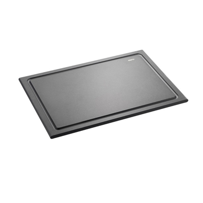 Slıze Orta Boy Kesme Tahtası, Siyah Renk 37x25x0,9 cm