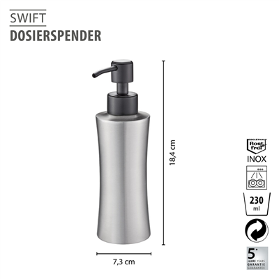 Swıft Dispenseri 230 Ml Paslanmaz Çelik/Plastik