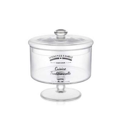 THE MİA 20 cm Ayaklı Cam Kurabiyelik