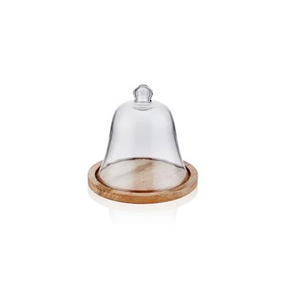 THE MİA Madera Kek Saklama Fanusu 20x21x21 cm