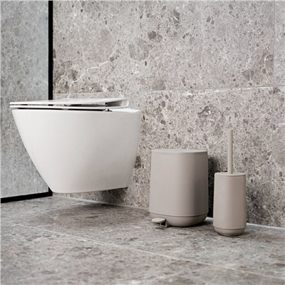 Time Pedallı Çöp Kovası 3 L Beton Gri
