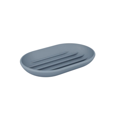Touch Katı Sabunluk Gri Mavi 12.5x8x2 cm