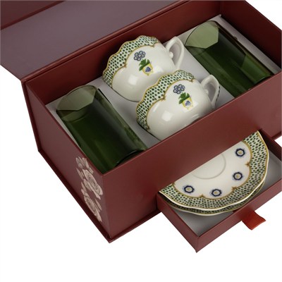 Türk Kahvesi Fincan Seti 2 Kişilik - Costa Verde 90 ml