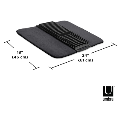 Udry Paspaslı Bulaşık Kurutmalık Siyah