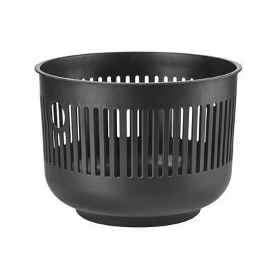 Ume Çamaşır Sepeti Siyah 30 Litre - Çap 40 cm