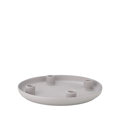 VELA Yuvarlak Mumluk L Gri Ø27 cm