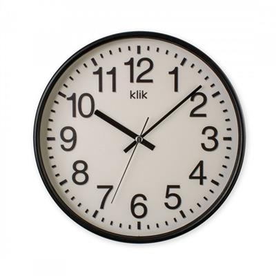 Venüs Siyah Minimalist Duvar Saati 26 cm