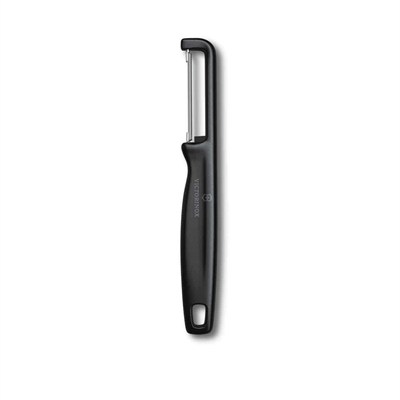 Çamlıca Home Victorinox IOTA dikey tip düz kesim çift taraflı siyah sebze soyacağı