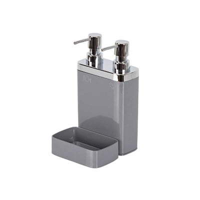 Viva 2li Sıvı Sabunluk Süngerli Gri