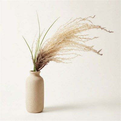 Yapay Krem Pampas Otu Dalı 81 cm