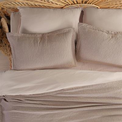 Zen Stone Çift Kişilik Yatak Örtüsü Seti - Bej - İyi Geceler İstanbul