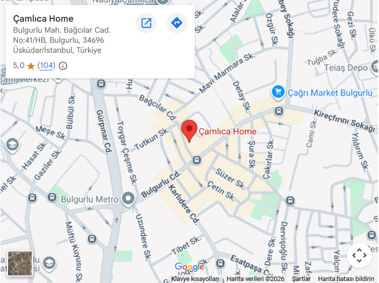 Çamlıca Home Üsküdar Bulgurlu fiziksel mağazası Mikasa Moor sofra sanatı ve dekorasyon koleksiyonu teşhir alanı