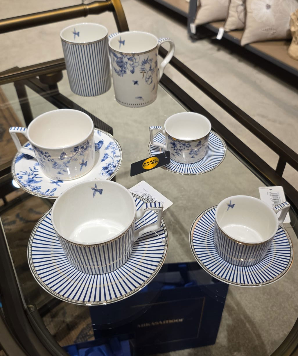 Prestijli kurumsal hediye ve yeni nesil çeyizlik Mikasa Moor porselen kupa takımı seçenekleri