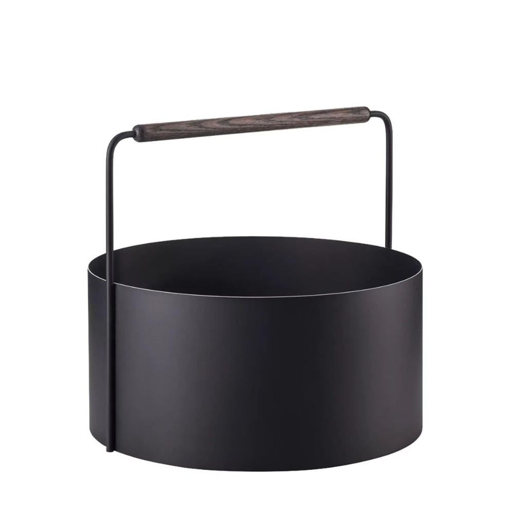ASHI Odun Sepeti L Boy Kahverengi Ø45 cm - Blomus