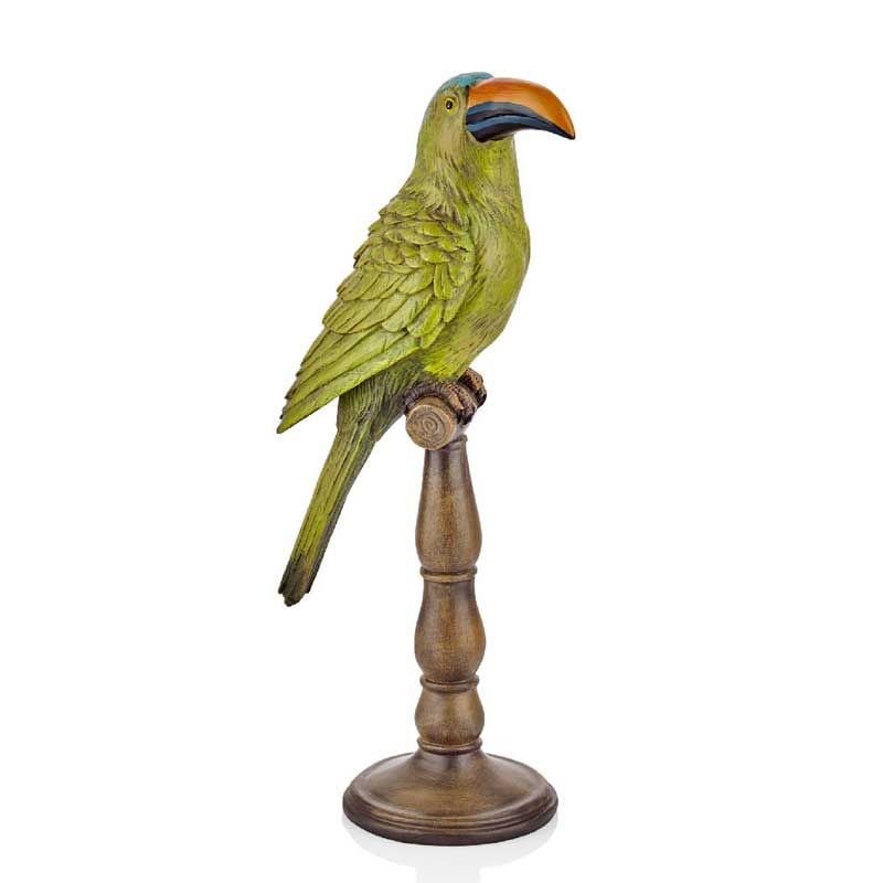 Biblo Kuş Yeşil 17 cm