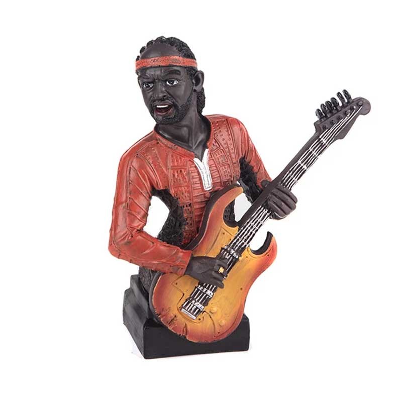 Biev 18 cm Jazzcı Müzisyen Biblo Gitarist - Biev
