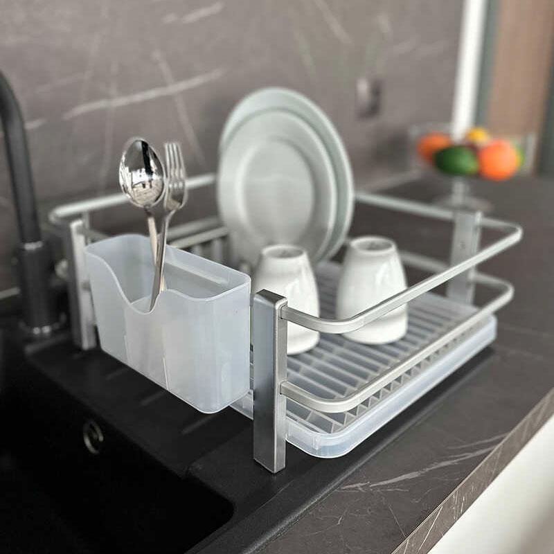 Blanca Paslanmaz Alüminyum Bulaşıklık Şeffaf - Primanova