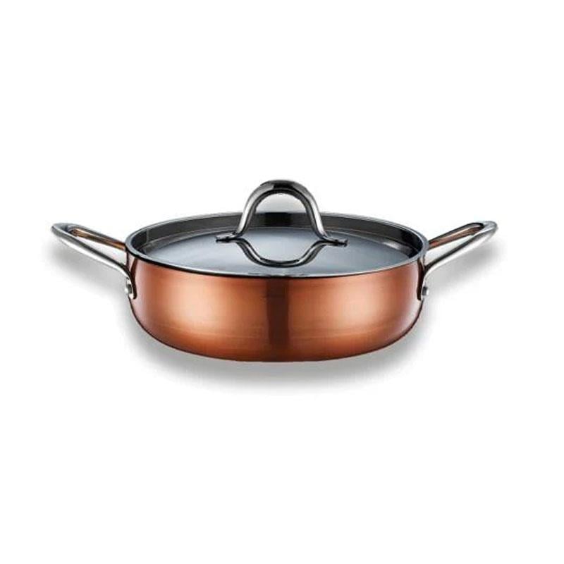 Brioni Copperfield 28 cm Basık Tencere - Brioni