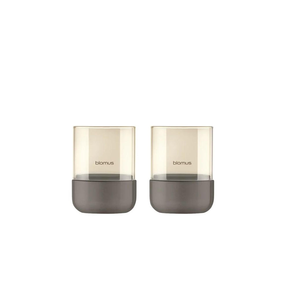 CALMA 2'Li Mumluk Seti XS Yanık Metal 9x7 cm - Blomus