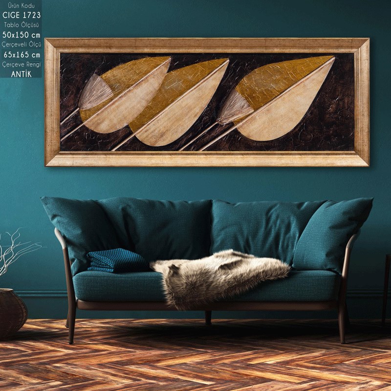 CIGE 1723 Çerçeveli Tablo - Kare Home