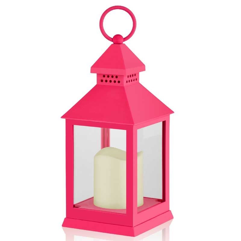 Dekoratif Led Mumluk Pembe