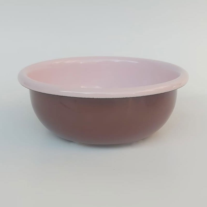 Emaye 12 cm Kase Kahverengi - Emayeci