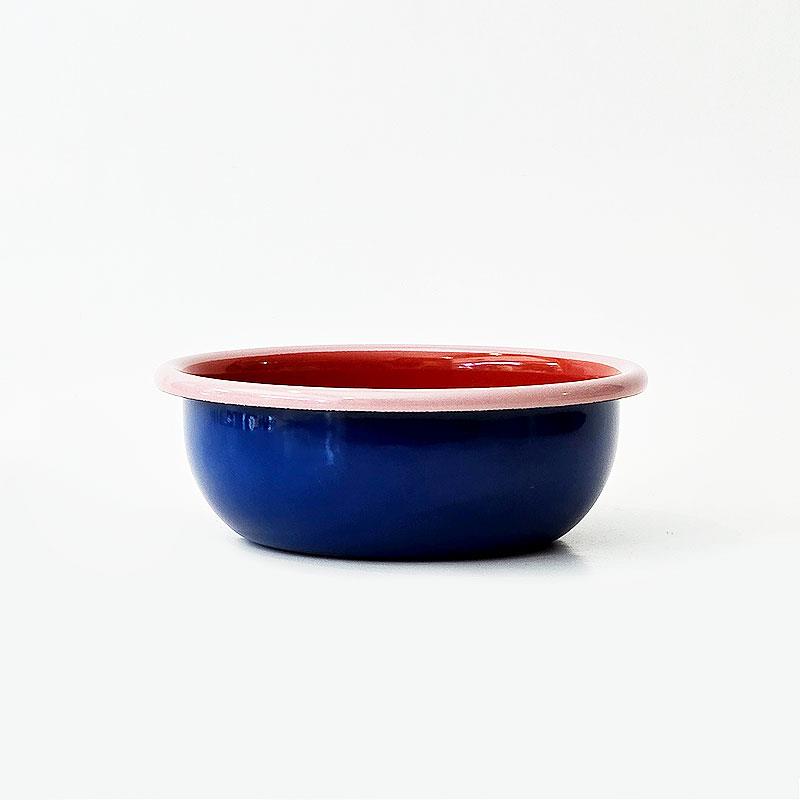 Emaye 12 cm Kase Kobalt Kordon Pembe - Emayeci