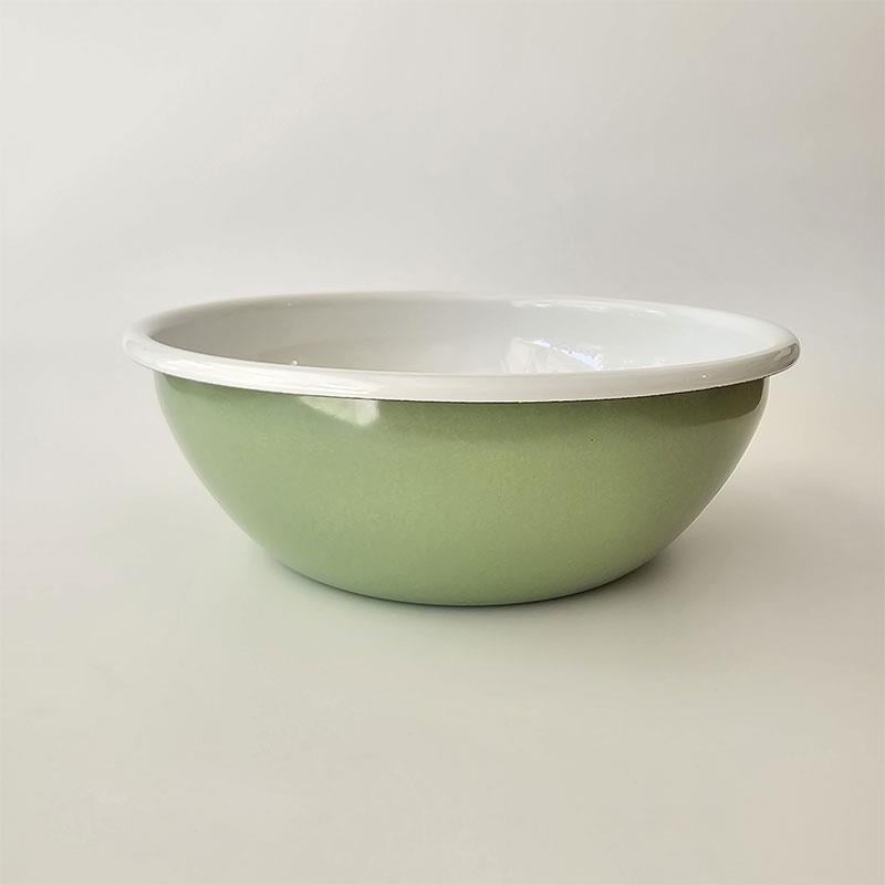 Emaye Kase 26 cm Nil Yeşili - Emayeci