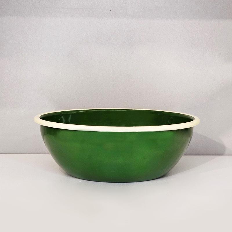 Emaye Kase 26 cm Yeşil - Emayeci