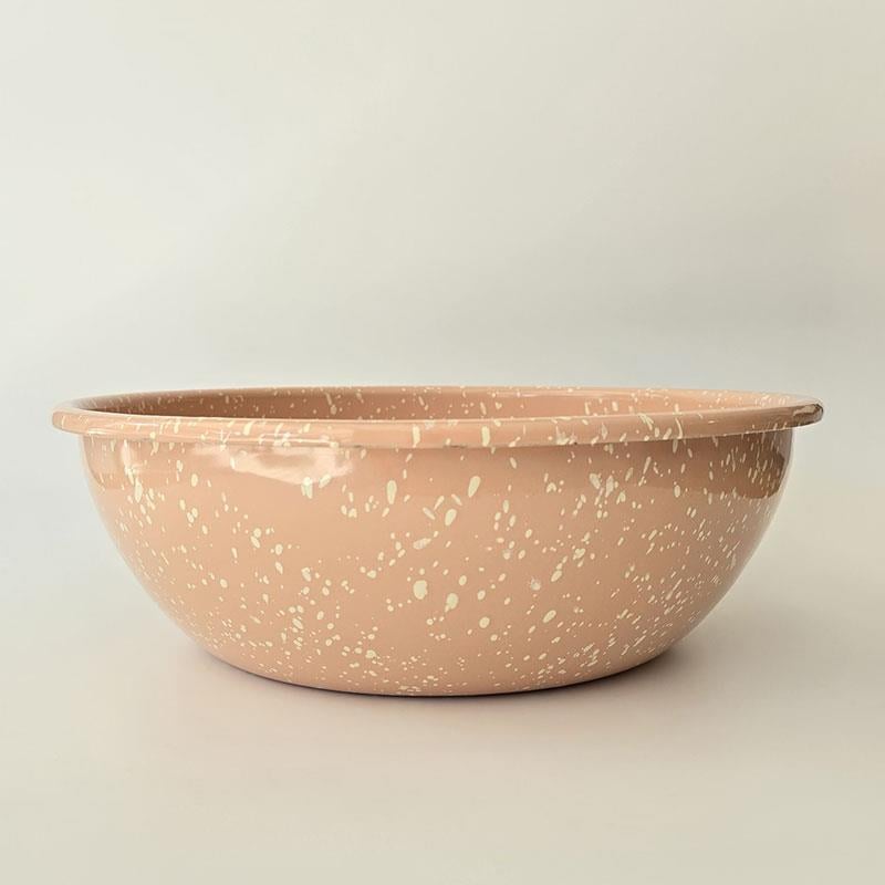 Emaye Kase Serpme Desen Pudra 32 cm - Emayeci