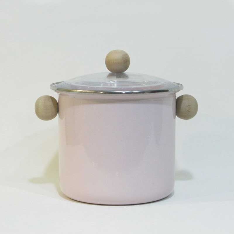 Emaye Kiler Pembe 16 cm