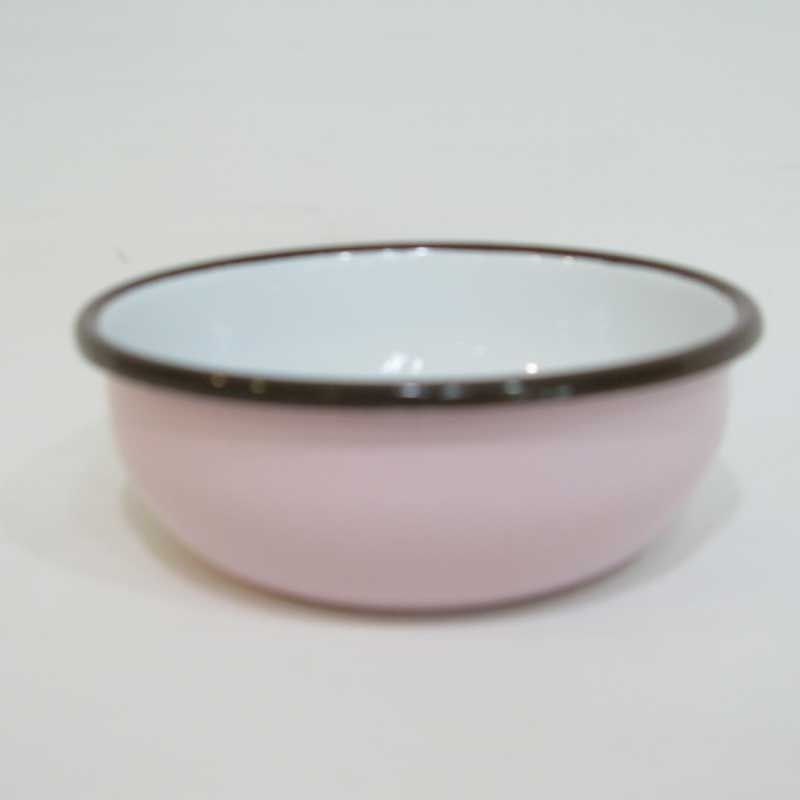 Emaye Renkli Kase 14 cm Pembe