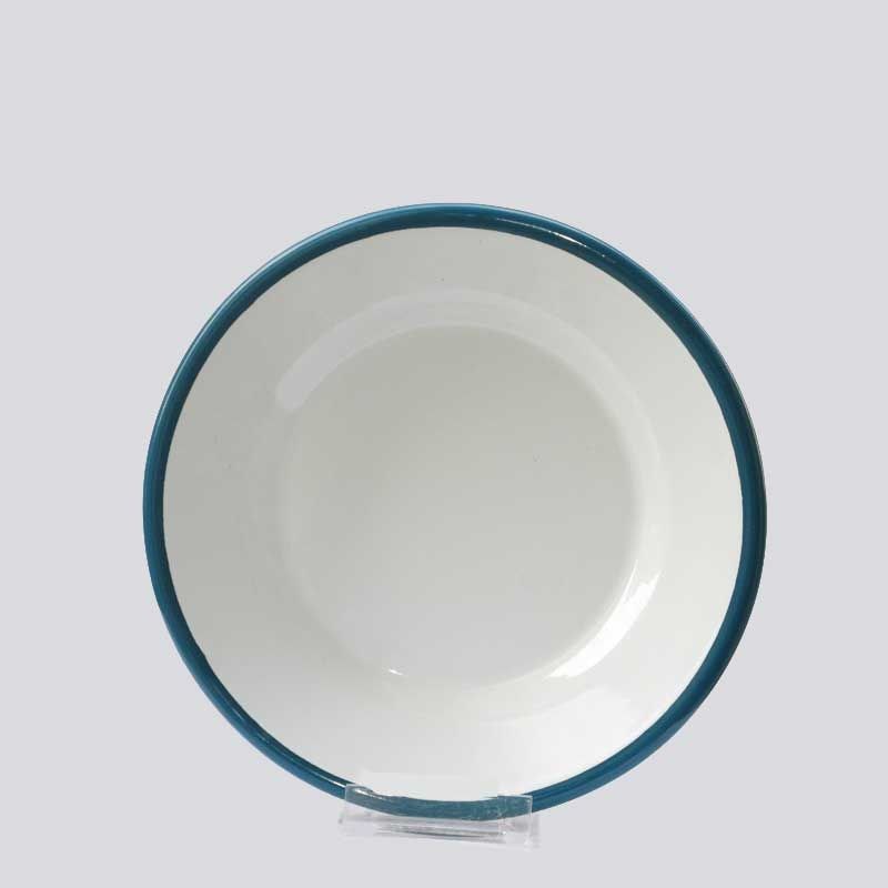 Emaye Tabak 21 cm Petrol Yeşili