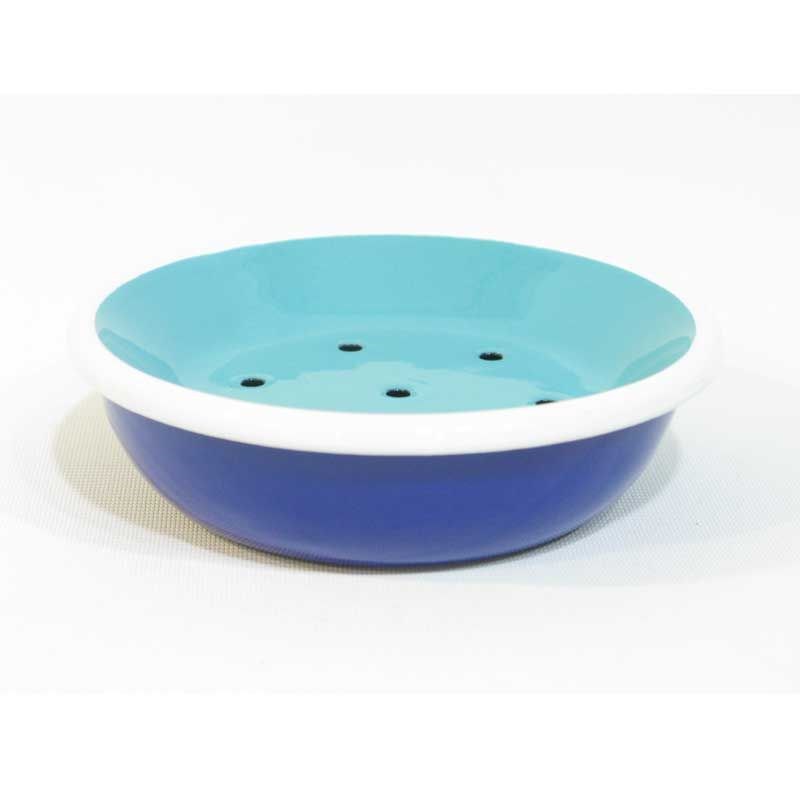 Emaye Tereyağlık Lacivert 12 cm