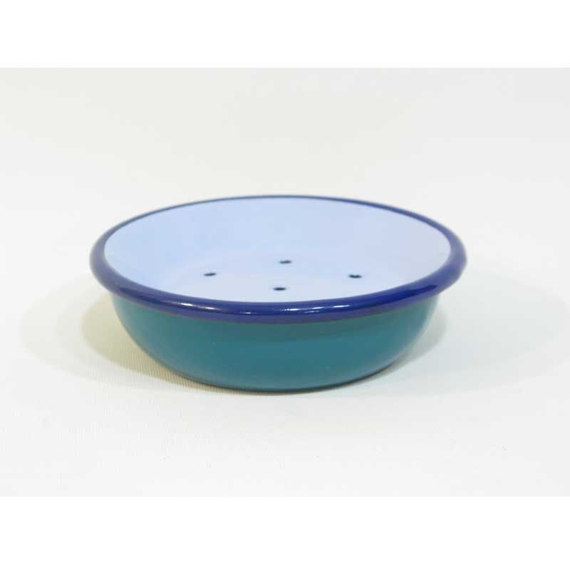Emaye Tereyağlık Petrol Yeşili 12 cm