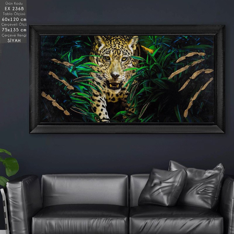 EX 236B Çerçeveli Tablo - Kare Home