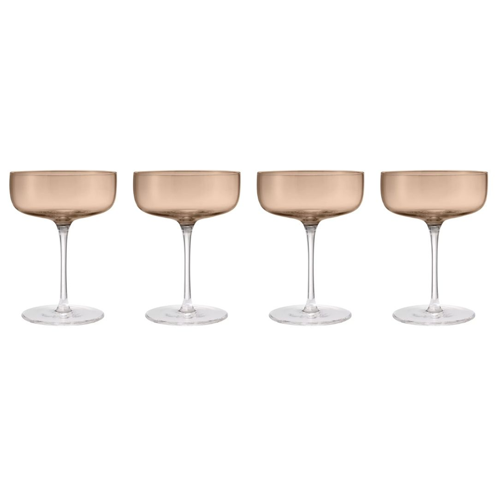 FUUMI 4'lü Şampanya Kasesi Seti Kahve Renk 280 ml - Blomus