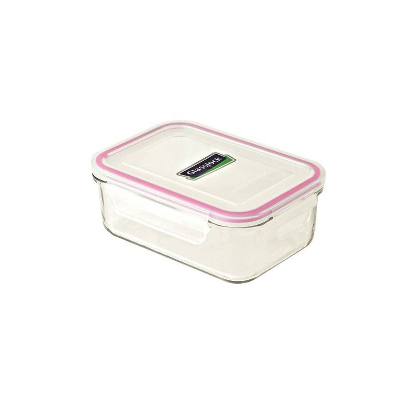 Glasslock Konik Dikdörtgen Cam Saklama Kabı 480 ml - Glasslock