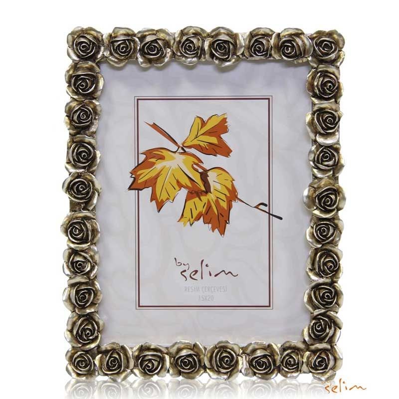 Gülizar Çerçeve Gümüş 15 x 20 cm
