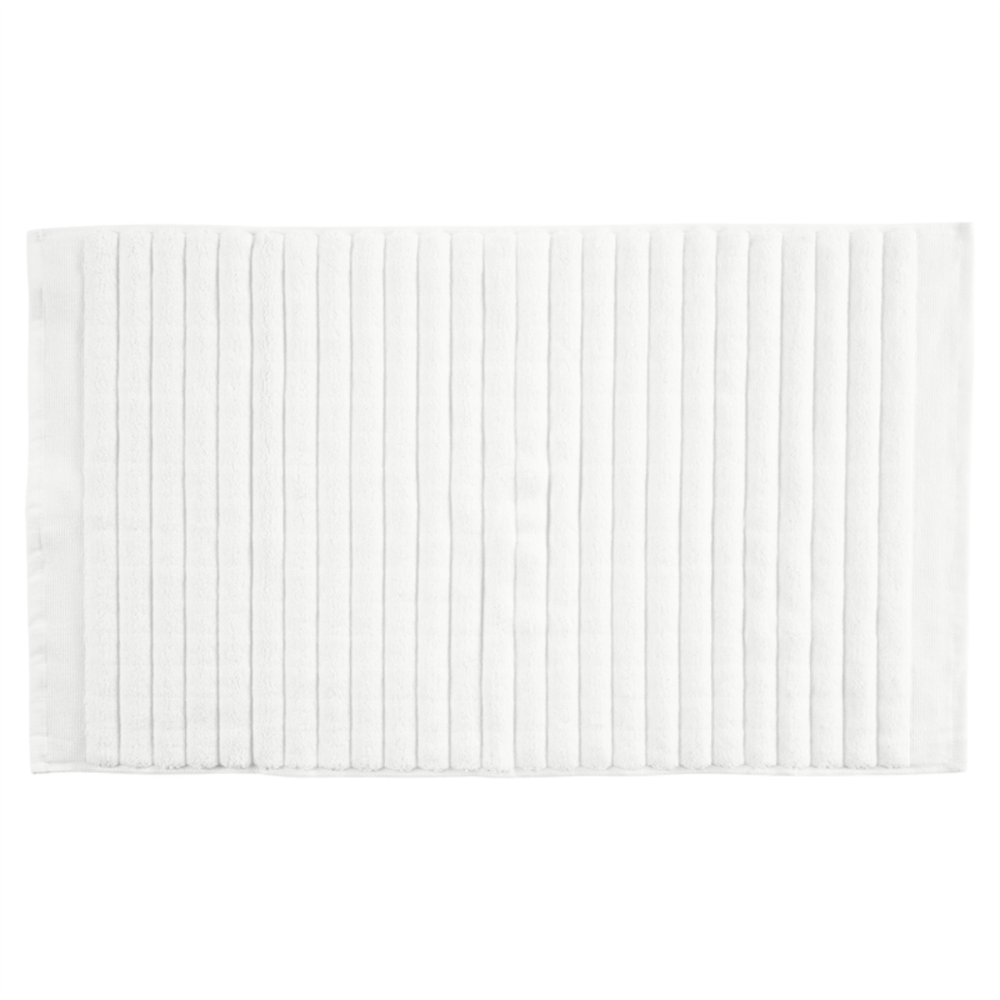 Inu Banyo Paspası Beyaz %100 Pamuk 50x80 cm - Zone Denmark