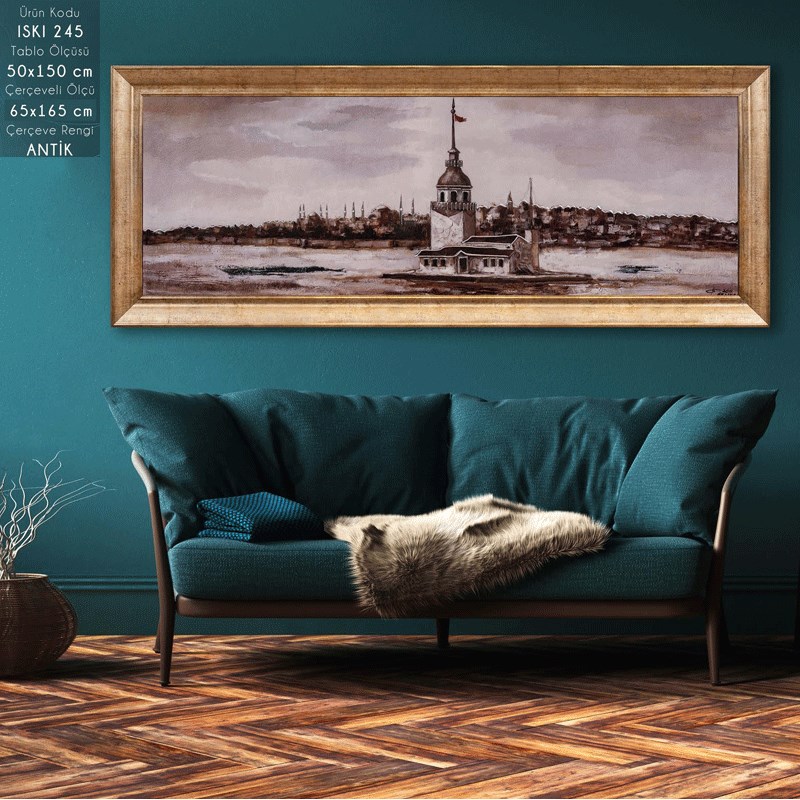 ISKI 245 Çerçeveli Tablo - Kare Home