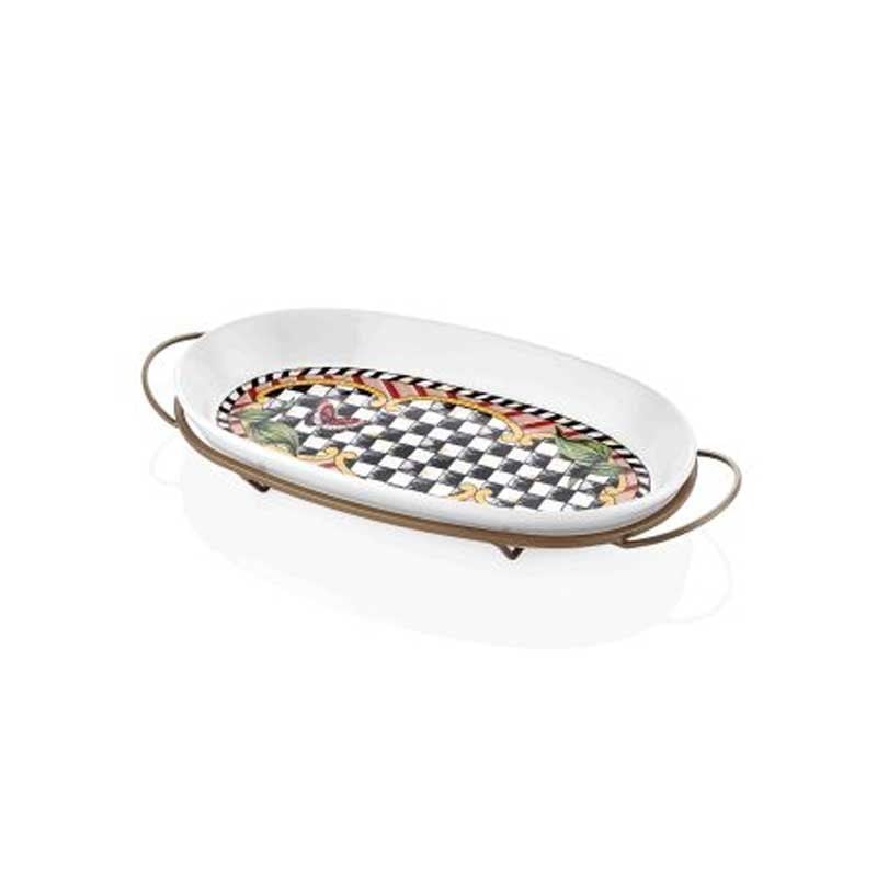 Jardin Ferforje Oval Servis Derin 29 cm - The Mia