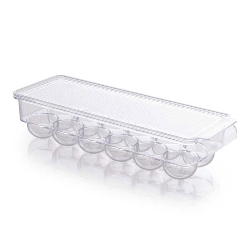 Kapaklı Yumurta Saklama Kabı - Şeffaf - Primanova