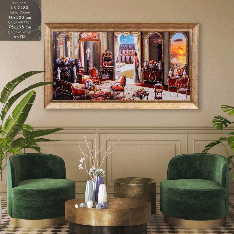 LS 2283 Çerçeveli Tablo - Kare Home