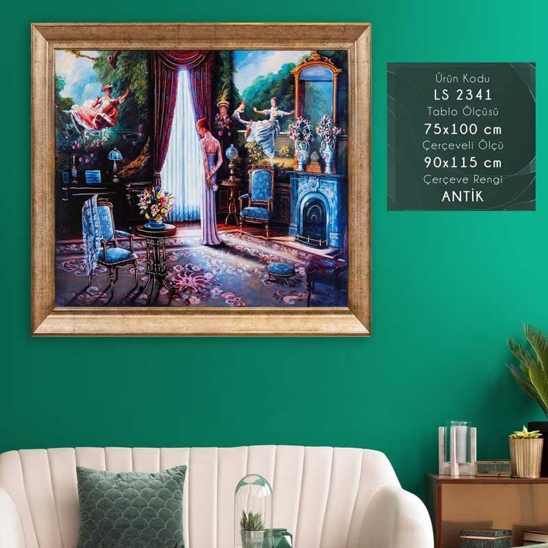 LS 2341 Çerçeveli Tablo - Kare Home