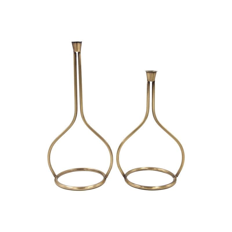 Lube 2'li Şamdan Gold - Mondecor