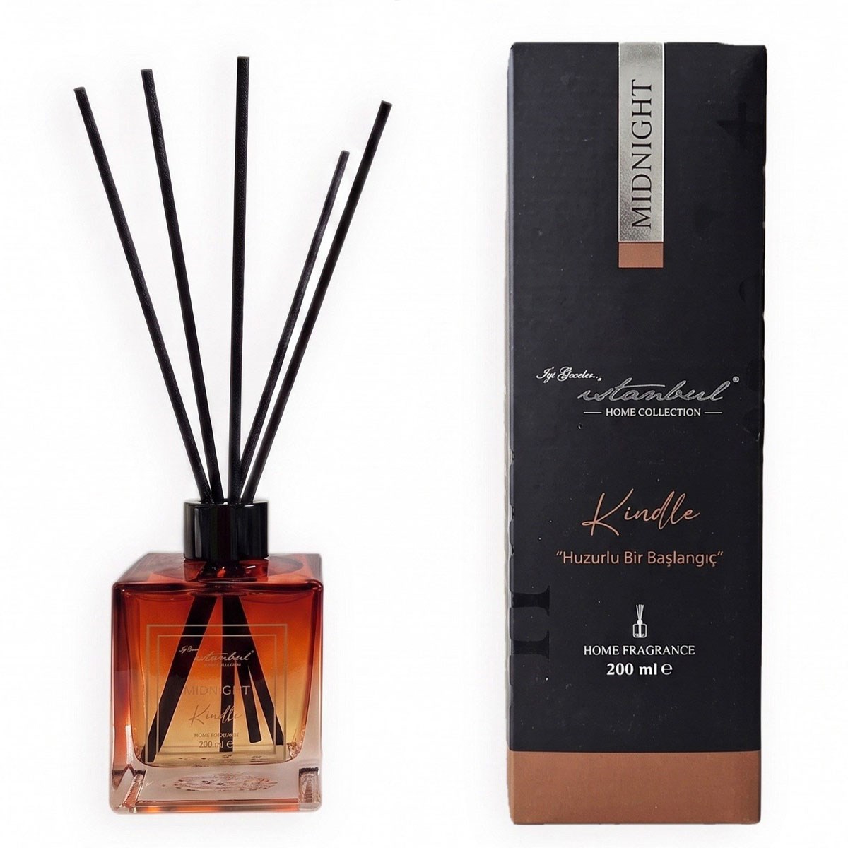 Midnight Bambu Çubuklu Oda Kokusu 200 ml - Kindle - İyi Geceler İstanbul