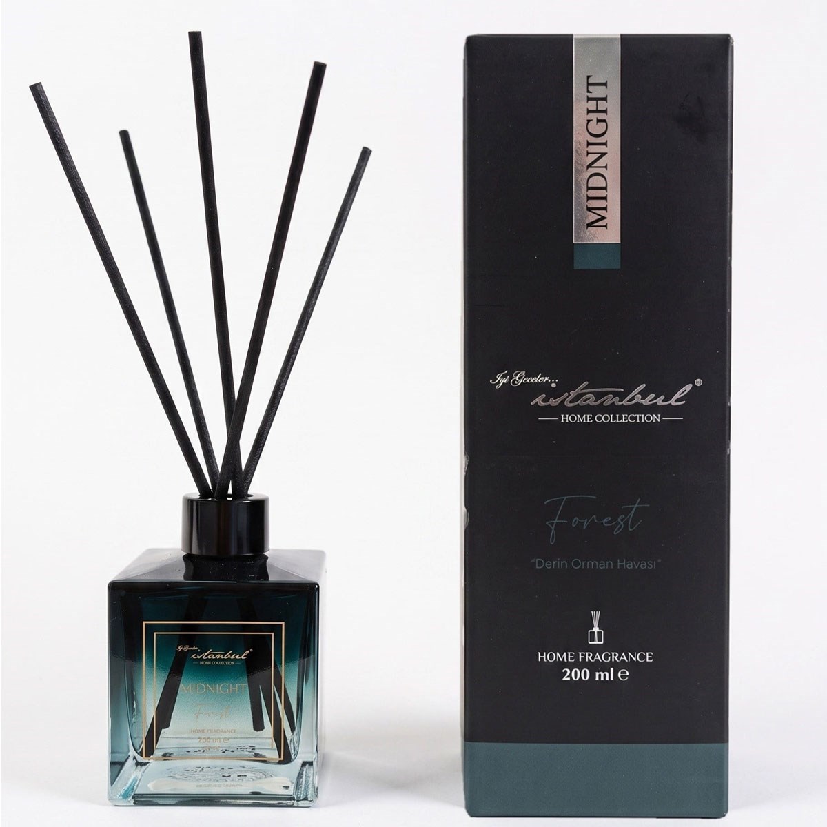 Midnight Bambu Çubuklu Oda Kokusu 200 ml - Forest - İyi Geceler İstanbul
