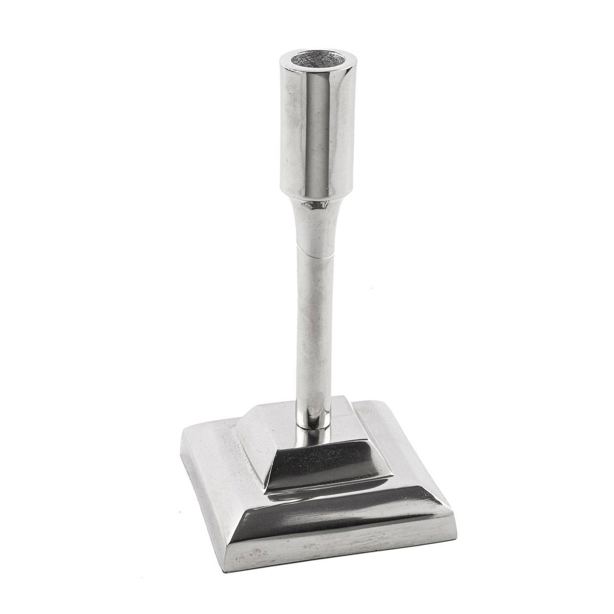 Mikasa Moor 22 cm nikel kaplama kare tabanli modern mumluk ve gumus renkli samdan modeli
