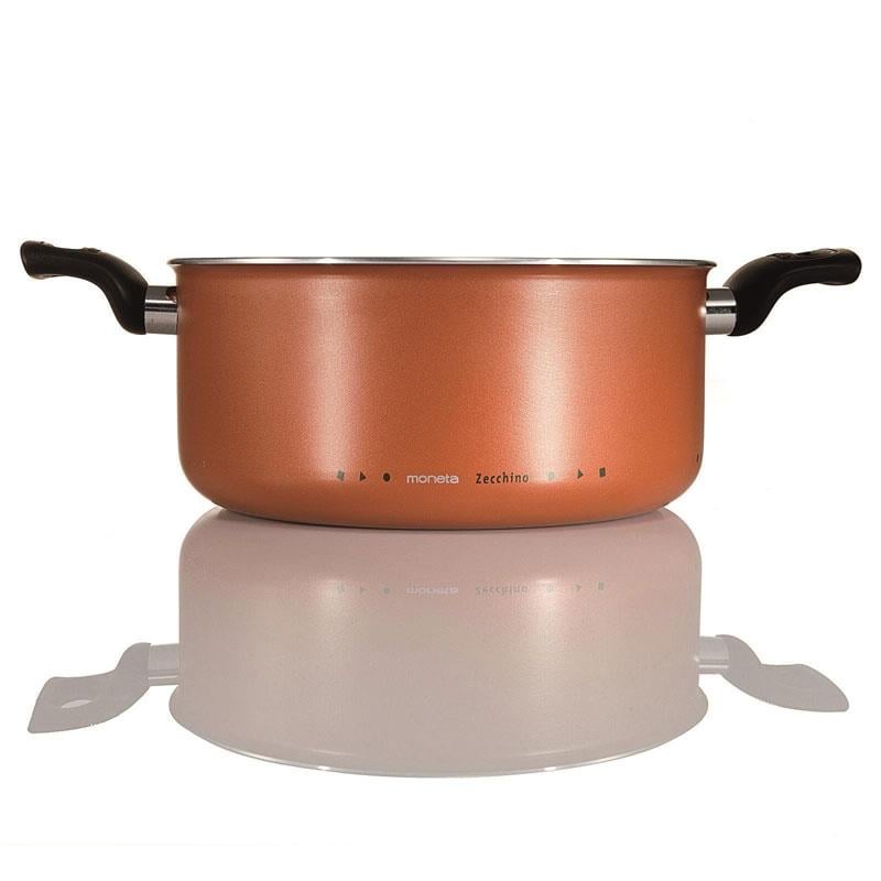 Moneta Zecchıno Derın Tencere 24 Cm + Cam Kapak - Moneta